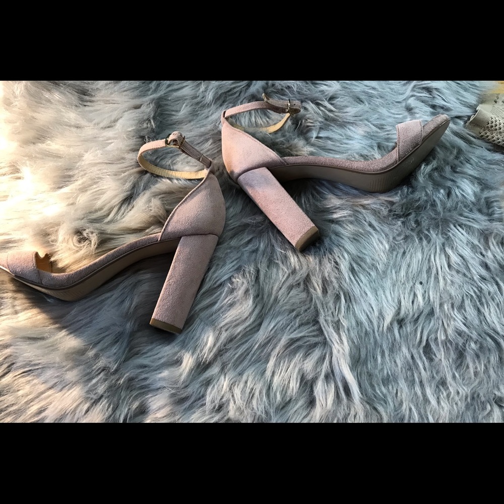 Baby Pink High Heel Sandals